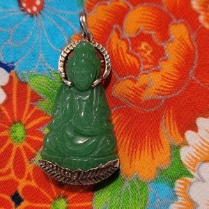 Sterling jade buddha